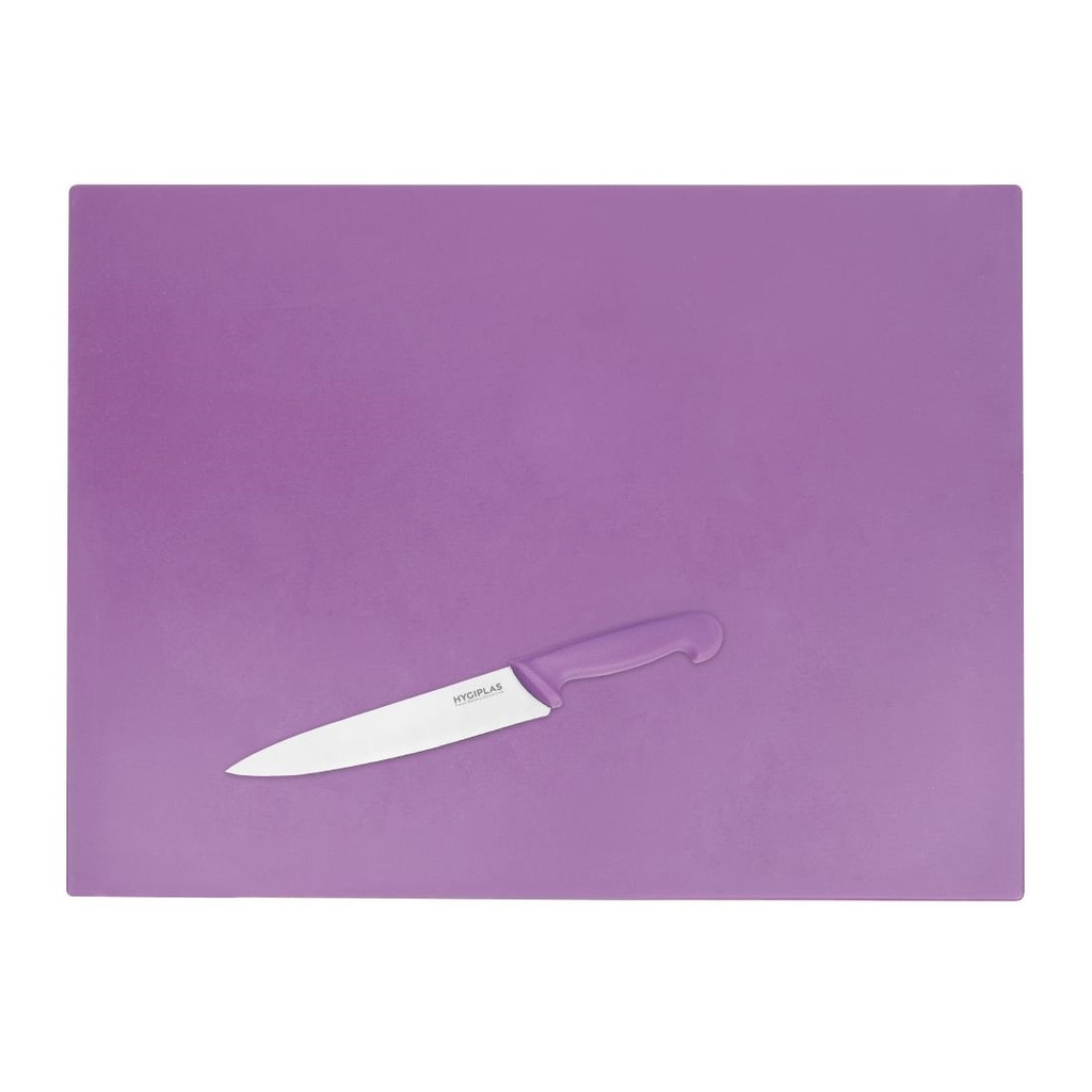 Planche à découper basse densité Hygiplas violette 600x450x20mm