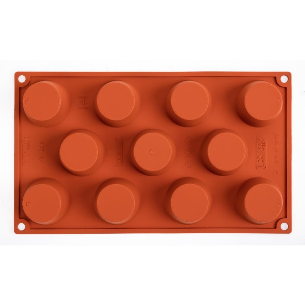 Plaque 11 mini-muffins en silicone Pavoni Formaflex