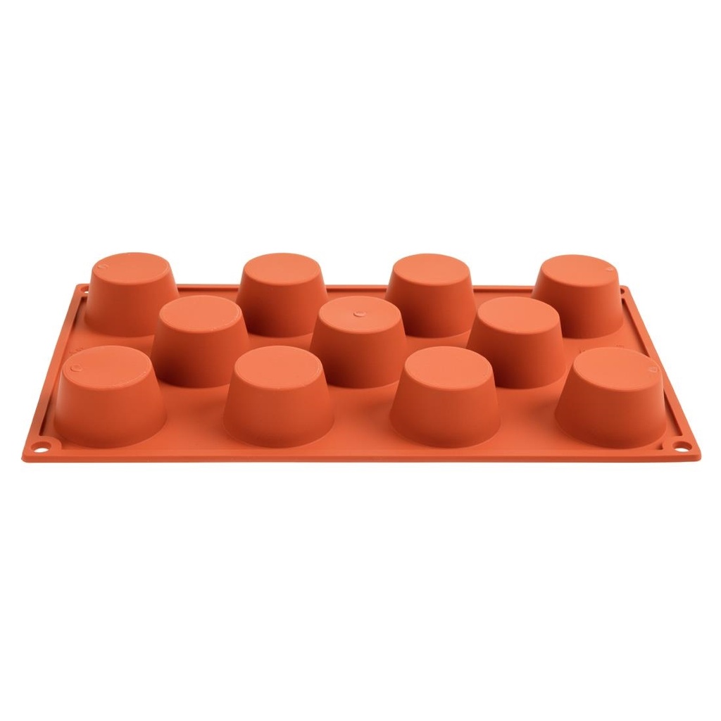 Plaque 11 mini-muffins en silicone Pavoni Formaflex