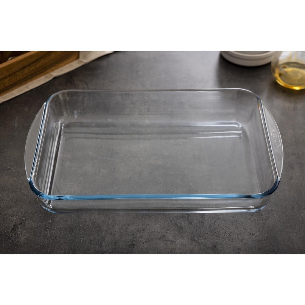 Plat à four rectangulaire en verre Pyrex 40 x 27 cm