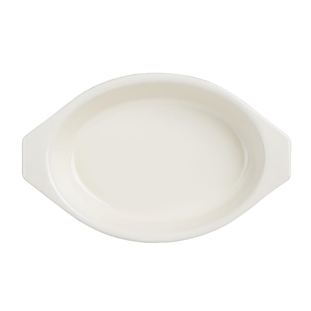 Plat à gratin ovale rouge Vogue 650ml