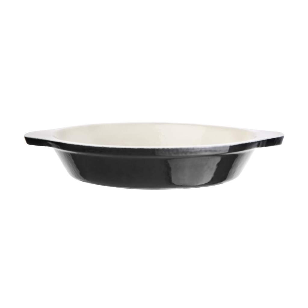 Plat à gratin rond noir Vogue 750ml