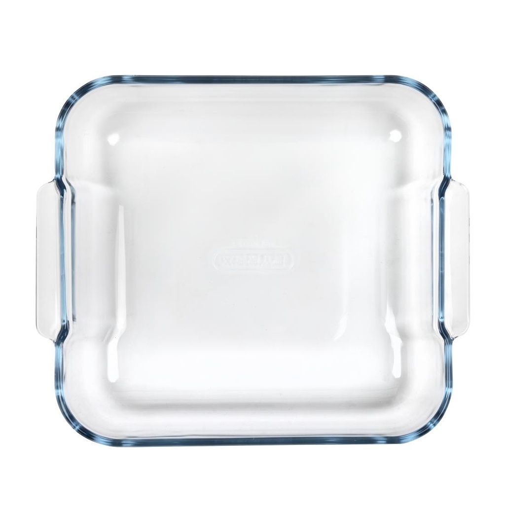 Plat carré en verre Pyrex 210mm