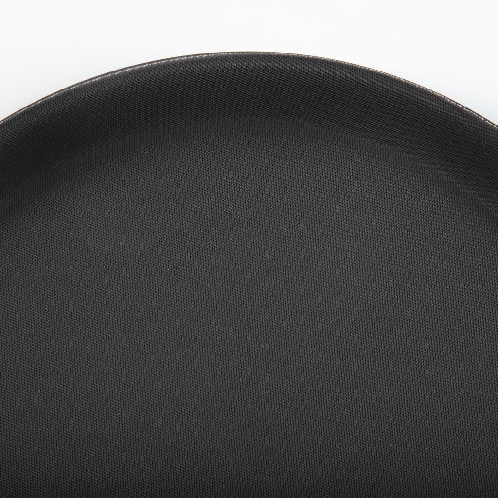 Plateau antidérapant en plastique Olympia Kristallon rond noir 280mm