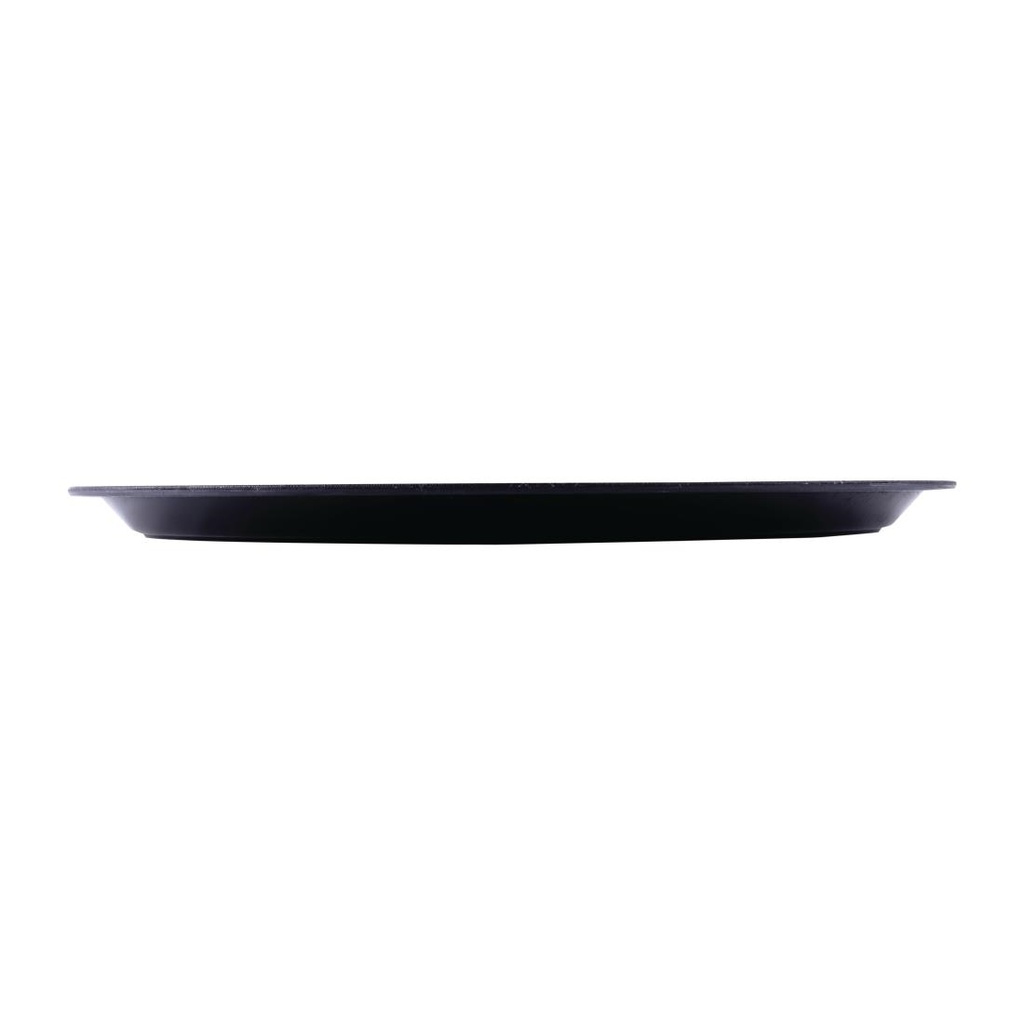 Plateau antidérapant Roltex Blackline rond 380mm noir