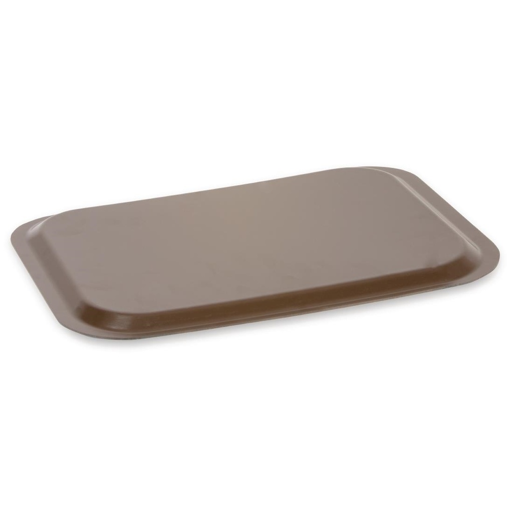 Plateau de service en mélamine Roltex 265x325mm wengé