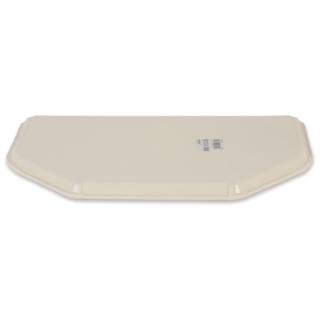 Plateau de service en polyester Roltex Trapèze 500x325mm beige