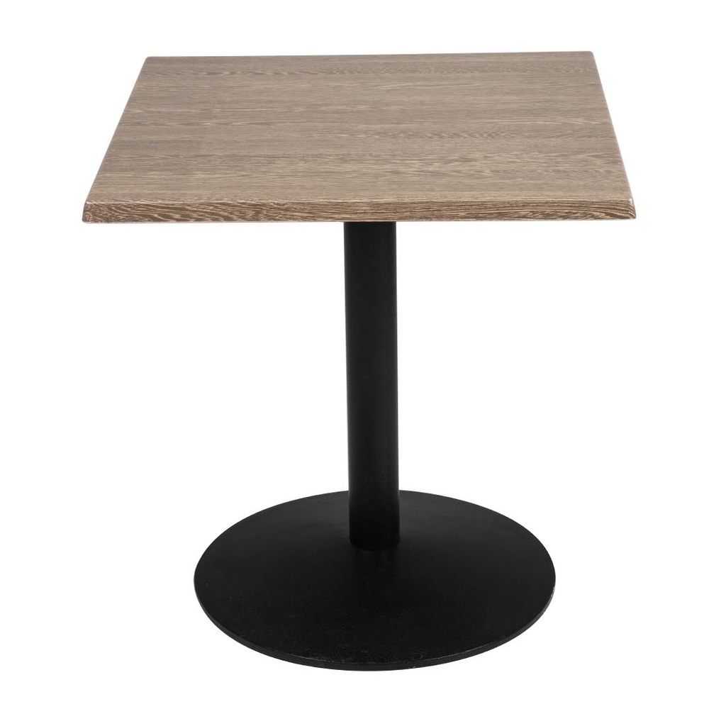 Plateau de table carré Bolero effet bois vieilli 700mm