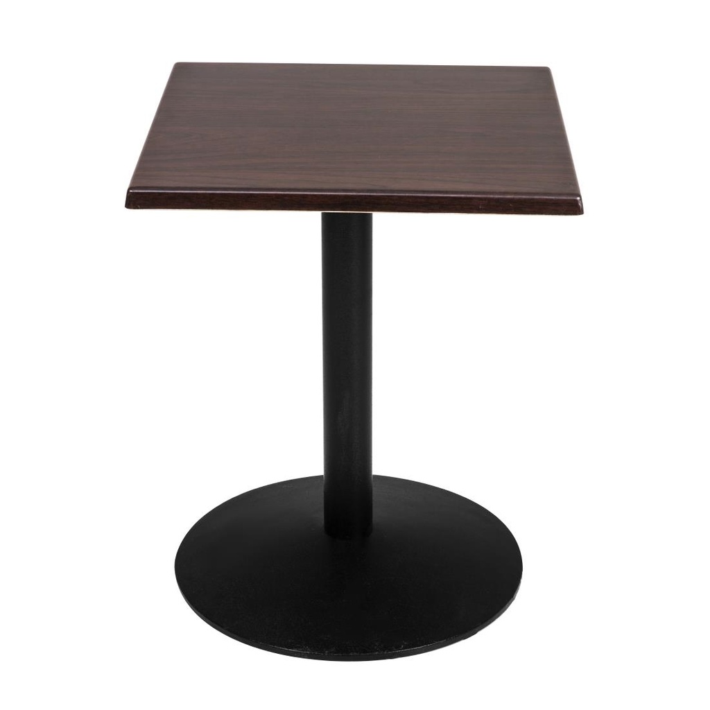 Plateau de table carré Bolero marron foncé 600mm