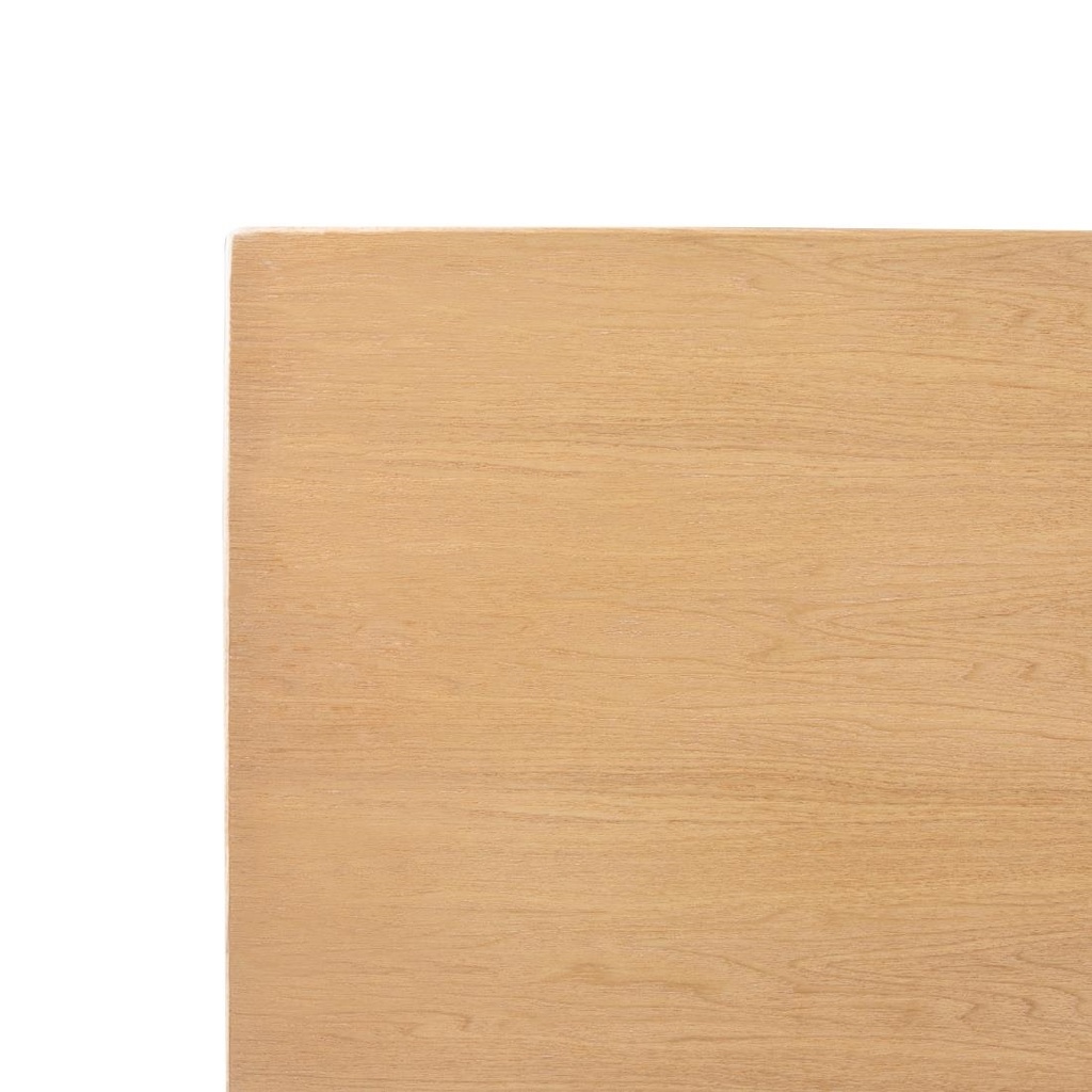 Plateau de table rectangulaire pré-percé coloris frêne naturel Bolero 700 x 1100mm
