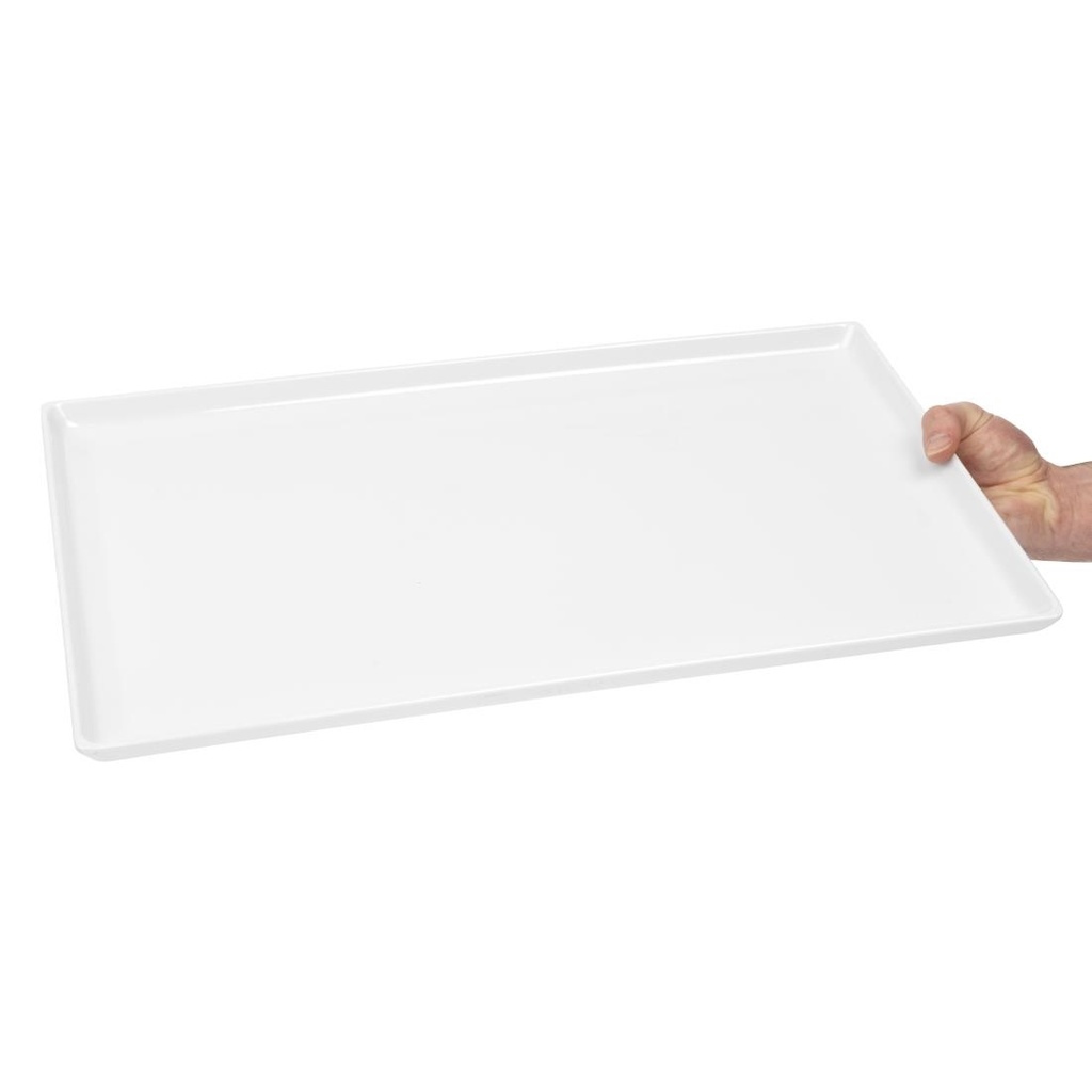 Plateau en mélamine APS Float blanc GN1/1