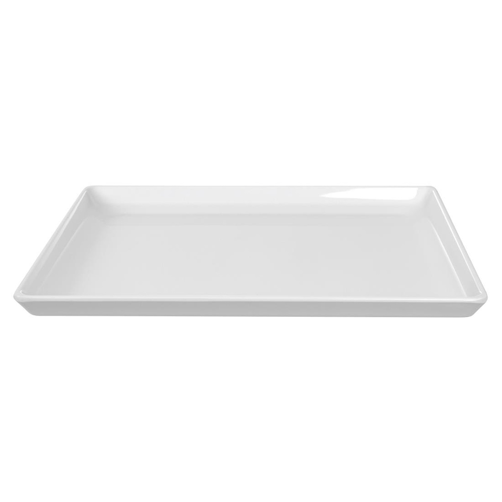 Plateau en mélamine APS Float blanc GN1/2