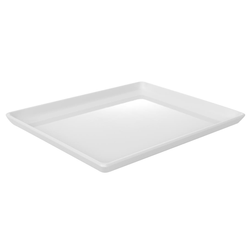 Plateau en mélamine APS Float blanc GN1/2