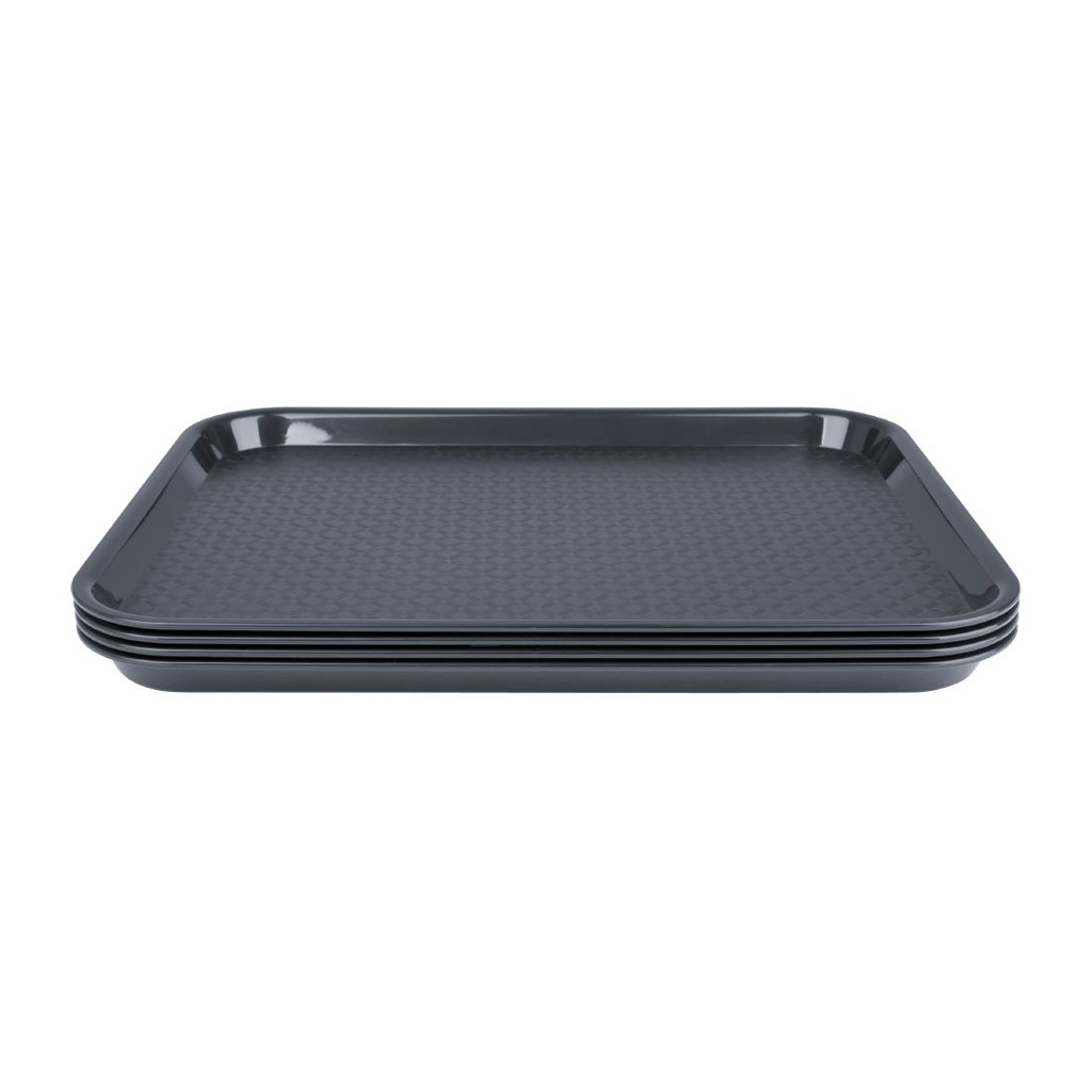 Plateau self-service Olympia Kristallon anthracite 265 x 345 mm