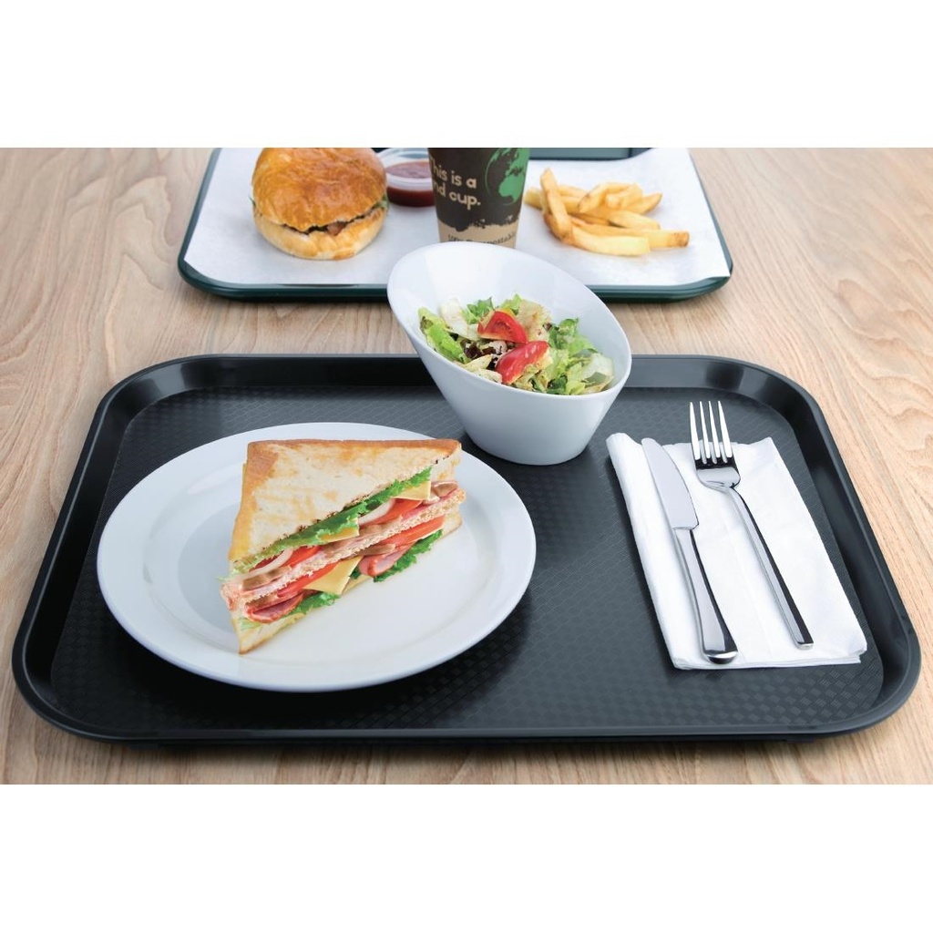 Plateau self-service Olympia Kristallon anthracite 340 x 450 mm