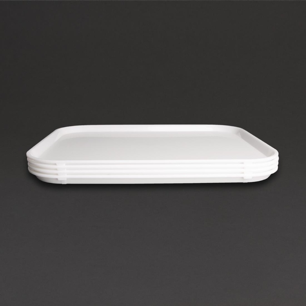 Plateau self-service Olympia Kristallon blanc 450 x 350mm