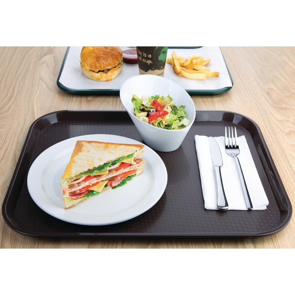 Plateau self-service Olympia Kristallon marron 450 x 350mm