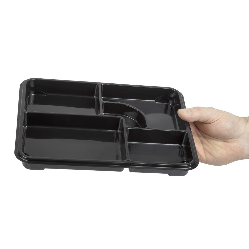 Plateaux repas recyclables Bento Faerch 263 x 201 mm (lot de 90)