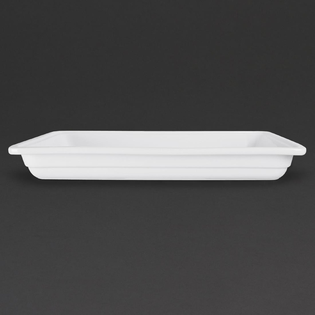 Plat en porcelaine GN 1/1 65mm Olympia