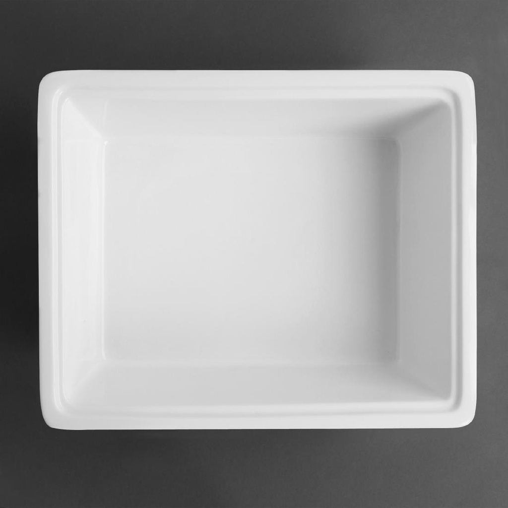 Plat en porcelaine GN 1/2 100mm Olympia