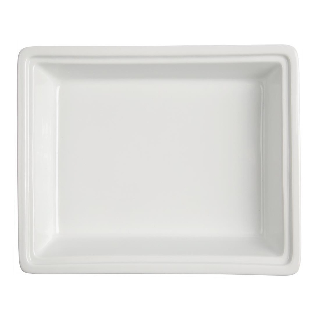 Plat en porcelaine GN 1/2 65mm Olympia