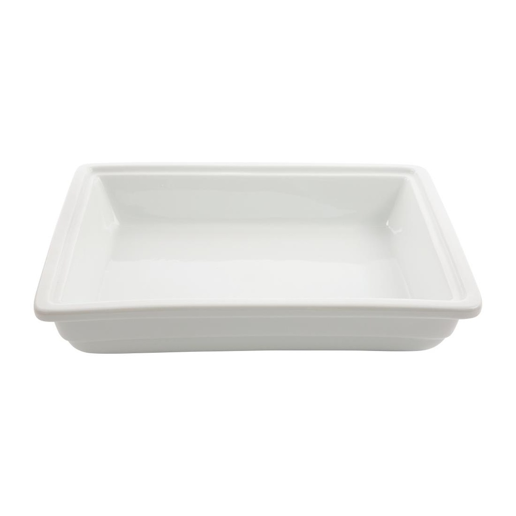 Plat en porcelaine GN 1/2 65mm Olympia