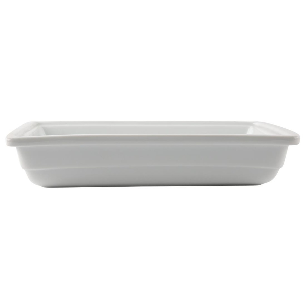 Plat en porcelaine GN 1/2 65mm Olympia