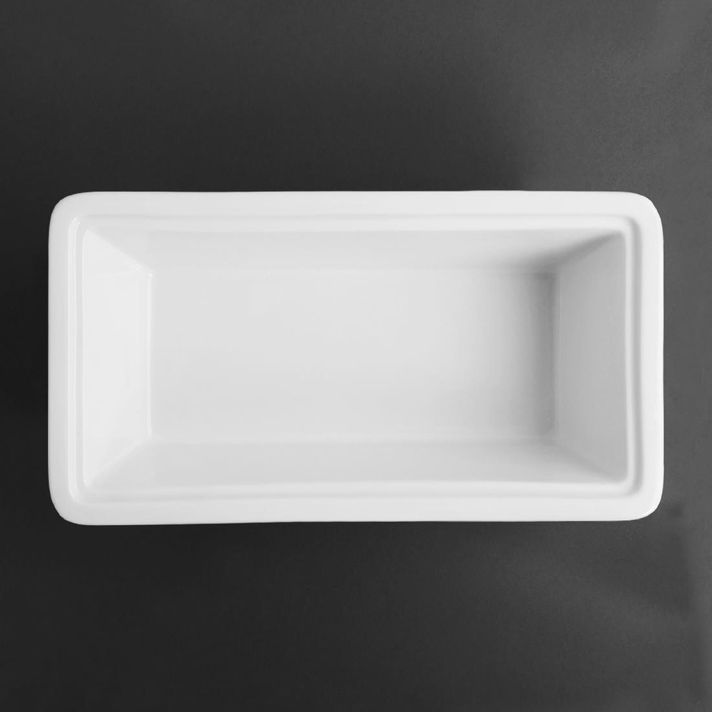 Plat en porcelaine GN 1/3 100mm Olympia