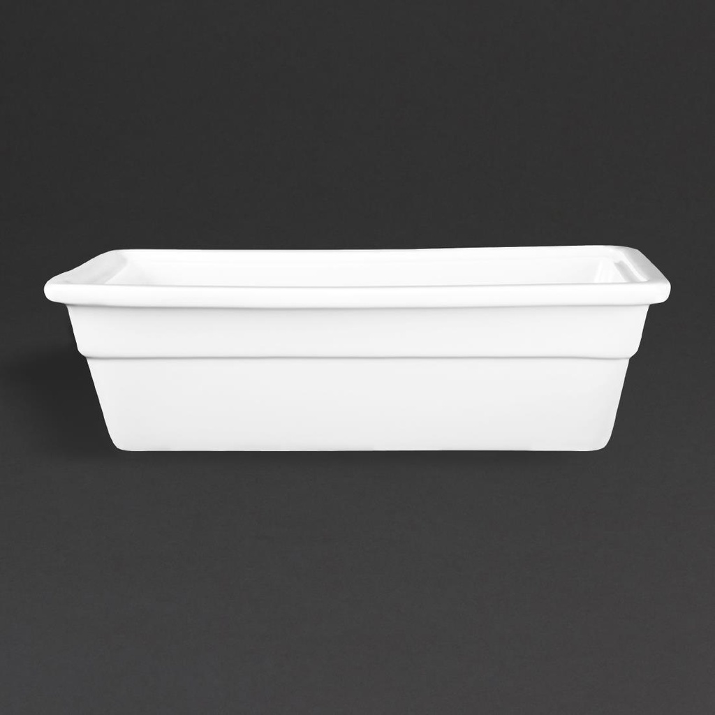 Plat en porcelaine GN 1/3 100mm Olympia