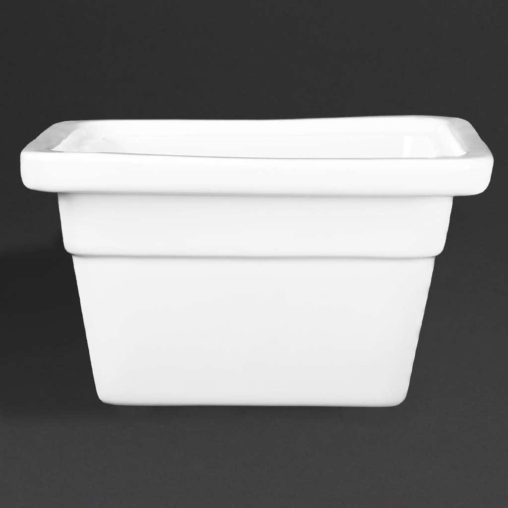 Plat en porcelaine GN 1/6 100mm Olympia