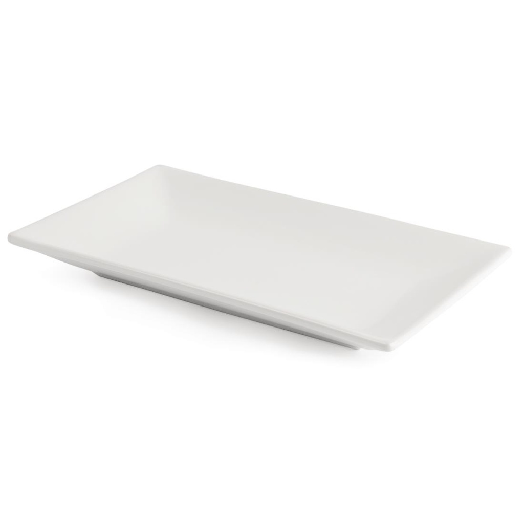 Plat rectangulaire de service 250 x 150mm Olympia (Lot de 4)