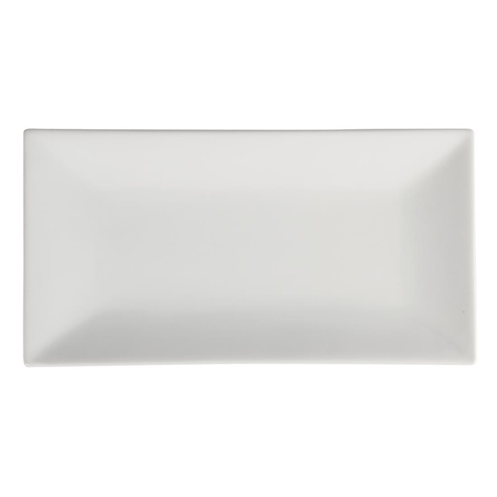 Plat rectangulaire de service 380 x 200mm Olympia