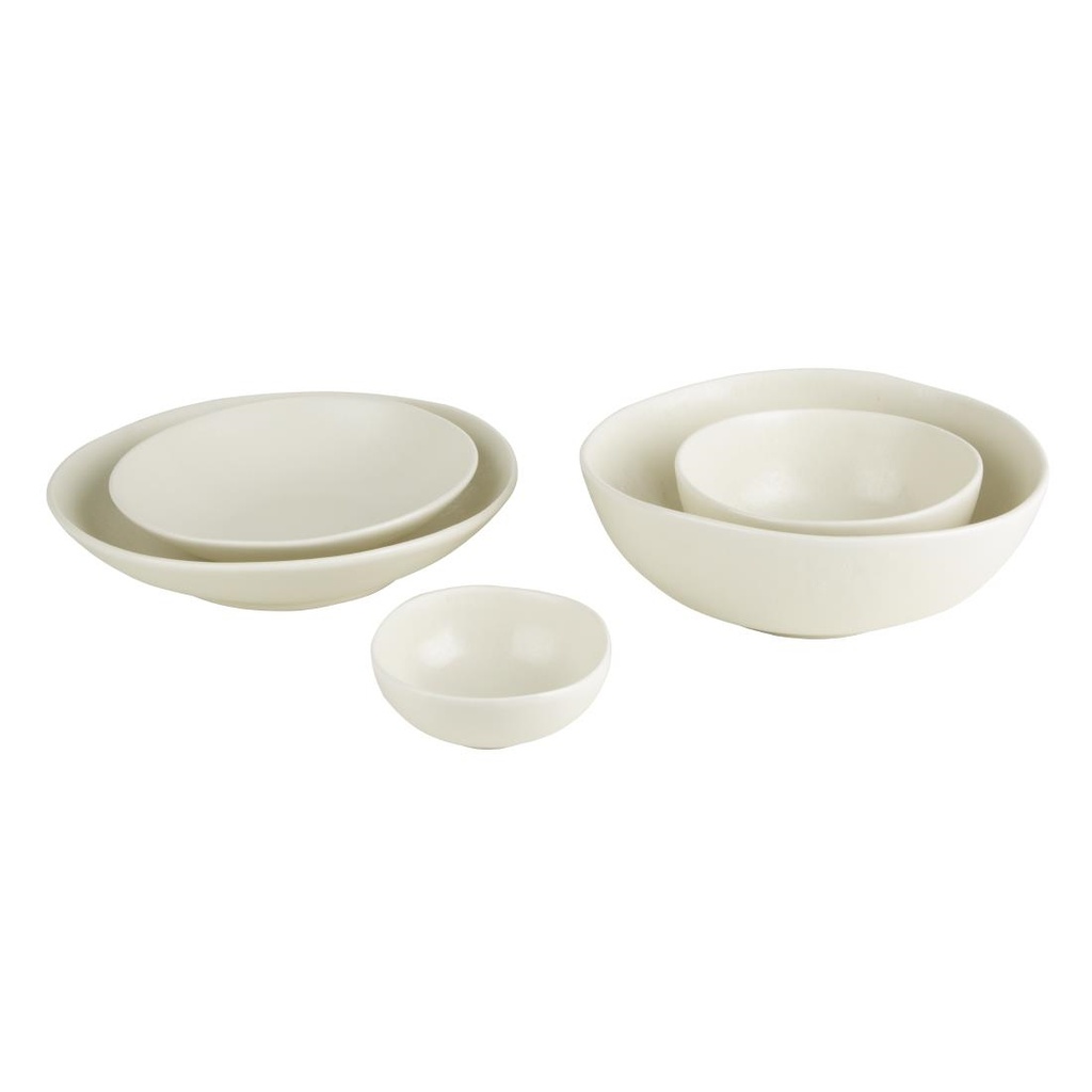 Plats creux blancs Olympia Build A Bowl 250(Ø) x 45(H)mm (lot de 4)