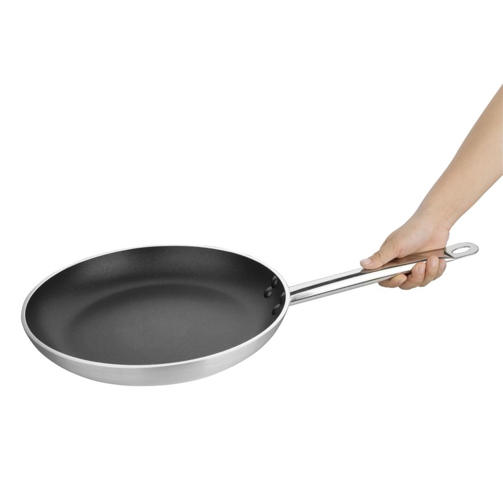 Poêle antiadhésive induction en aluminium et téflon Vogue 320mm