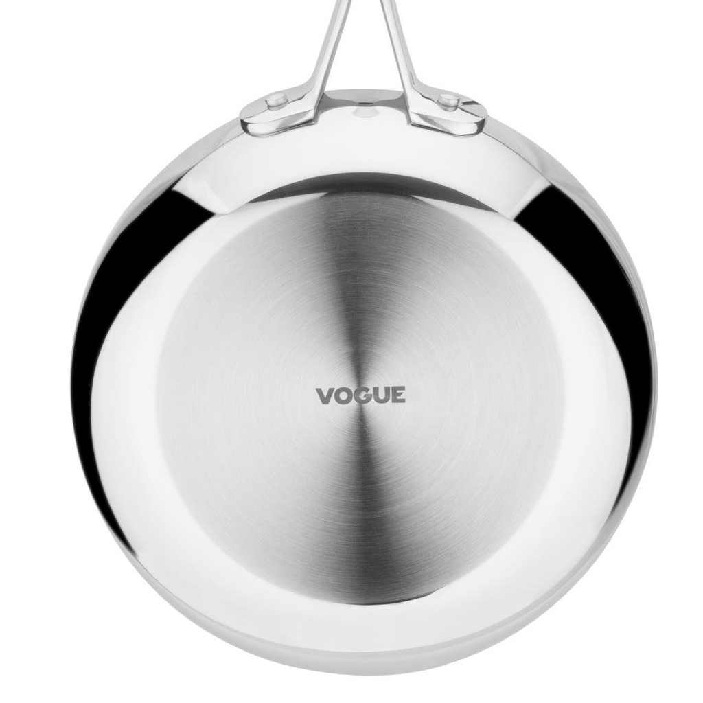 Poêle inox triple paroi Vogue 200mm