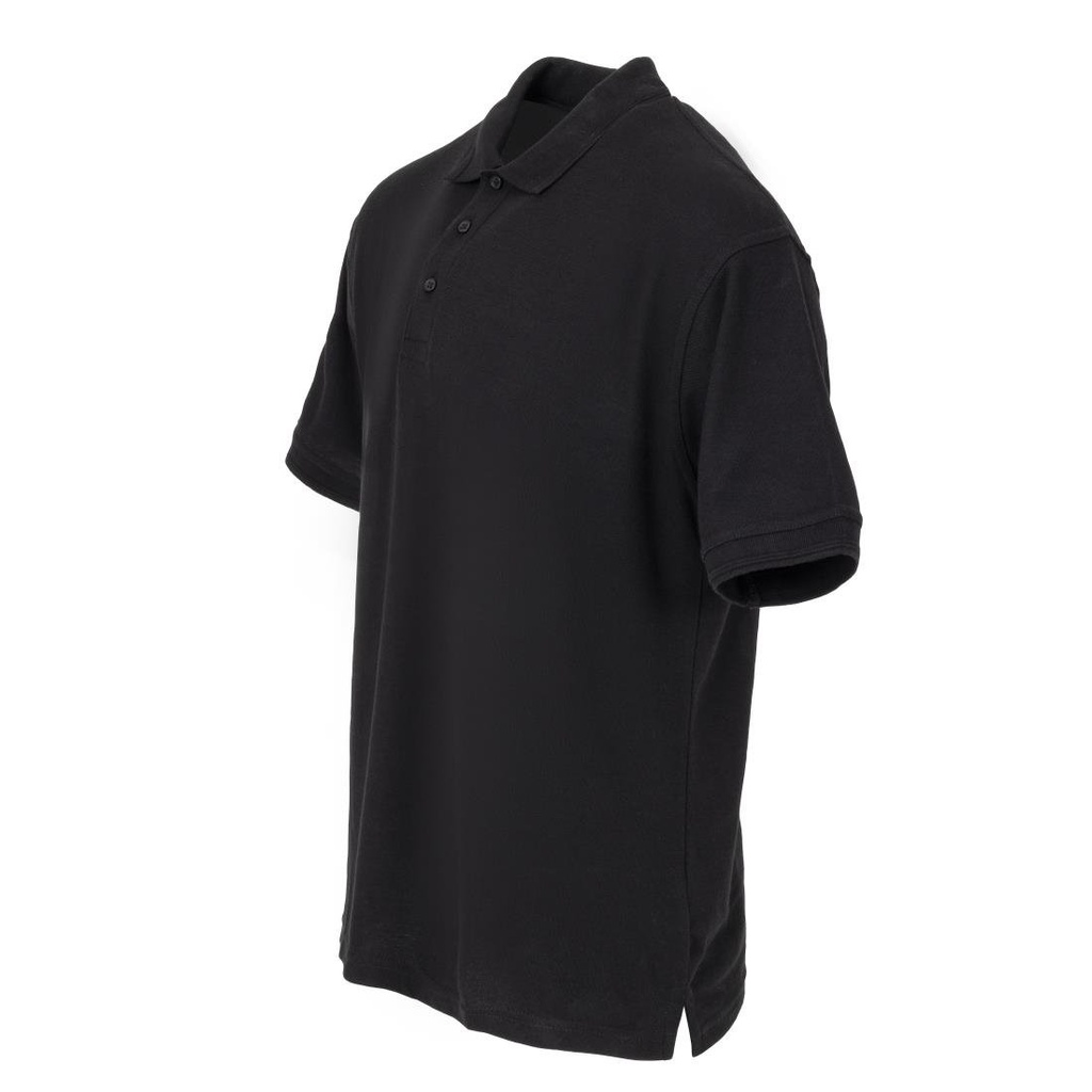 Polo mixte noir XL