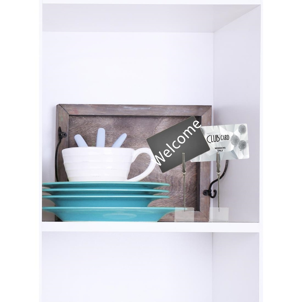Porte-étiquettes en acrylique Securit (lot de 6)