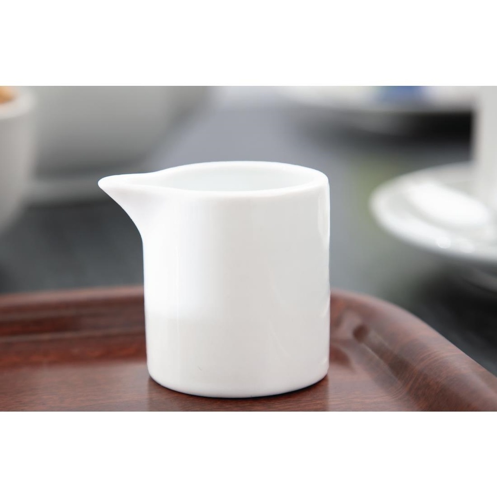 Pots à lait blancs 57ml Olympia Whiteware (Lot de 6)