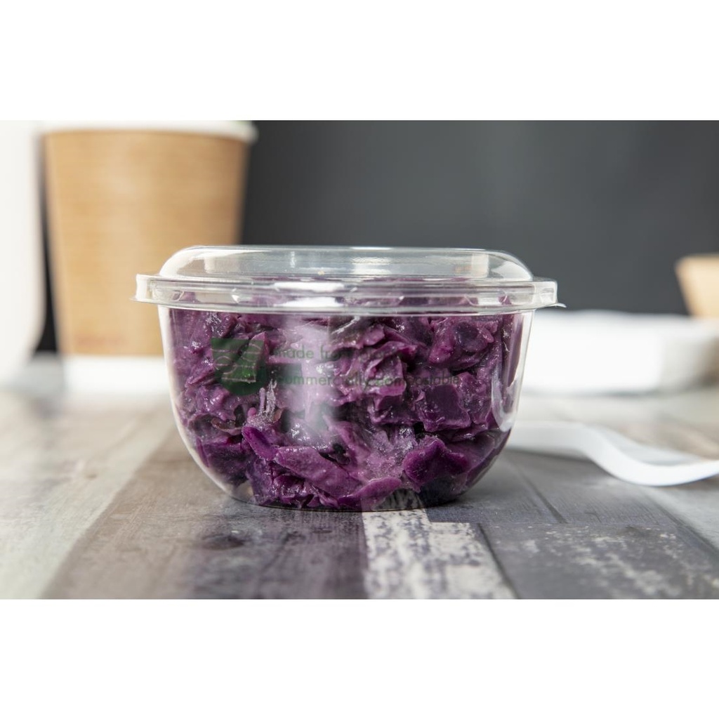 Pots Deli en PLA compostables série 96 Vegware 227ml (lot de 1000)