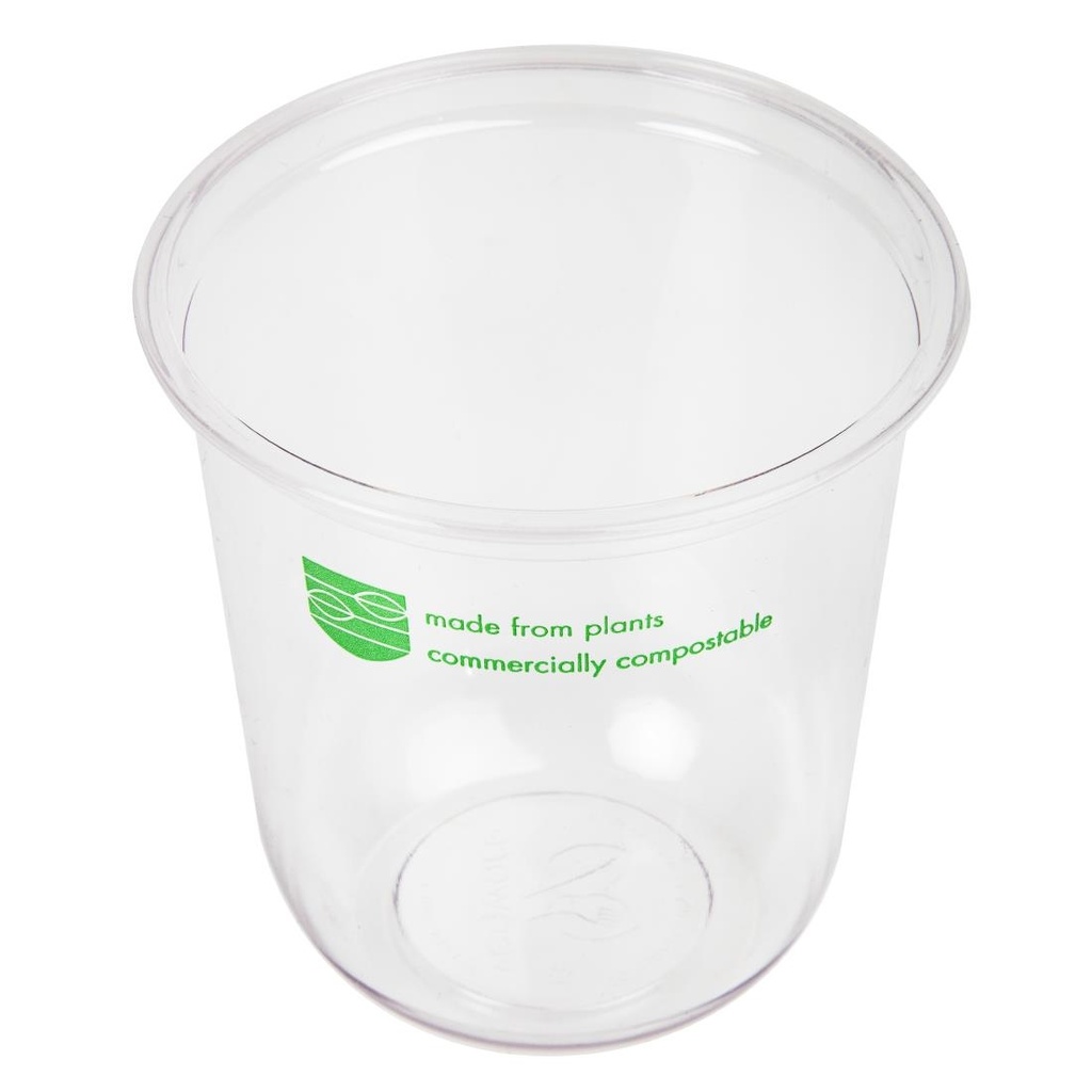 Pots Deli en PLA compostables série 96 Vegware 454ml (lot de 1000)