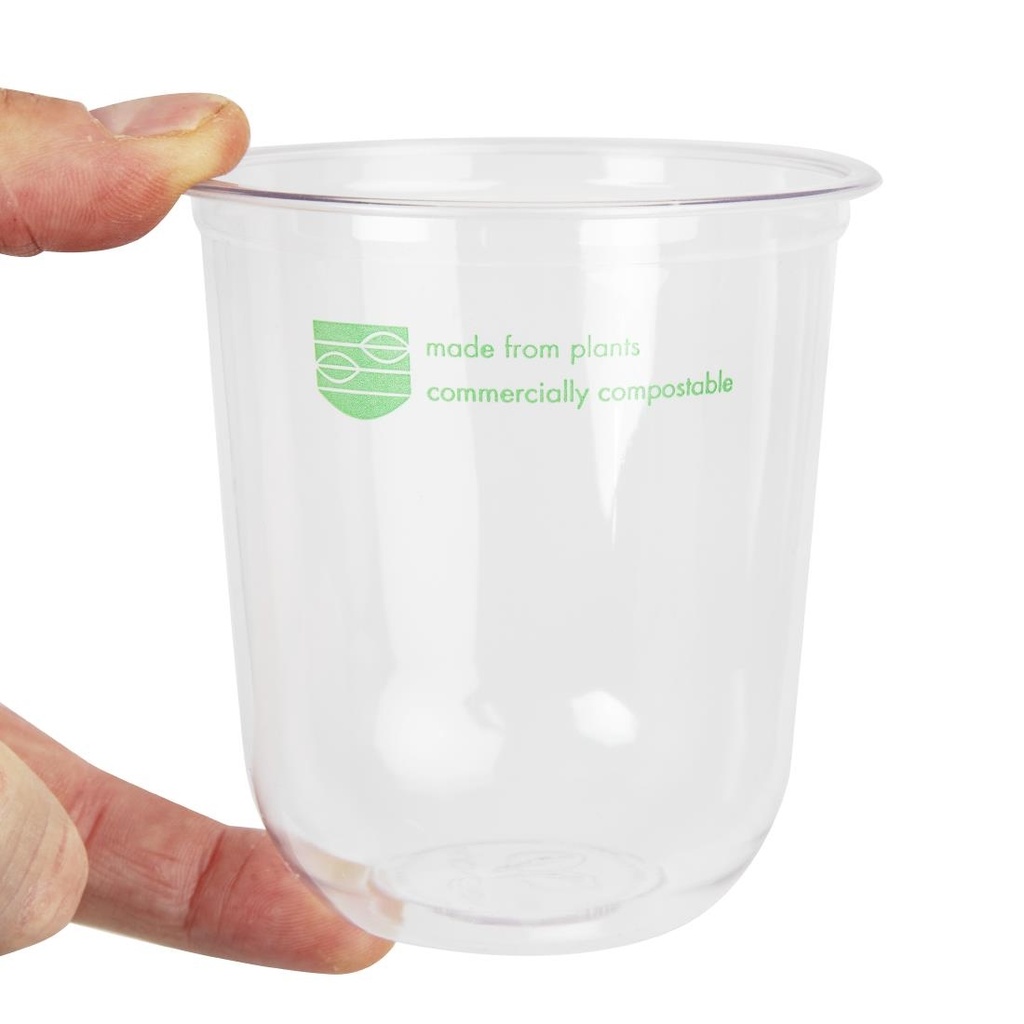 Pots Deli en PLA compostables série 96 Vegware 454ml (lot de 1000)