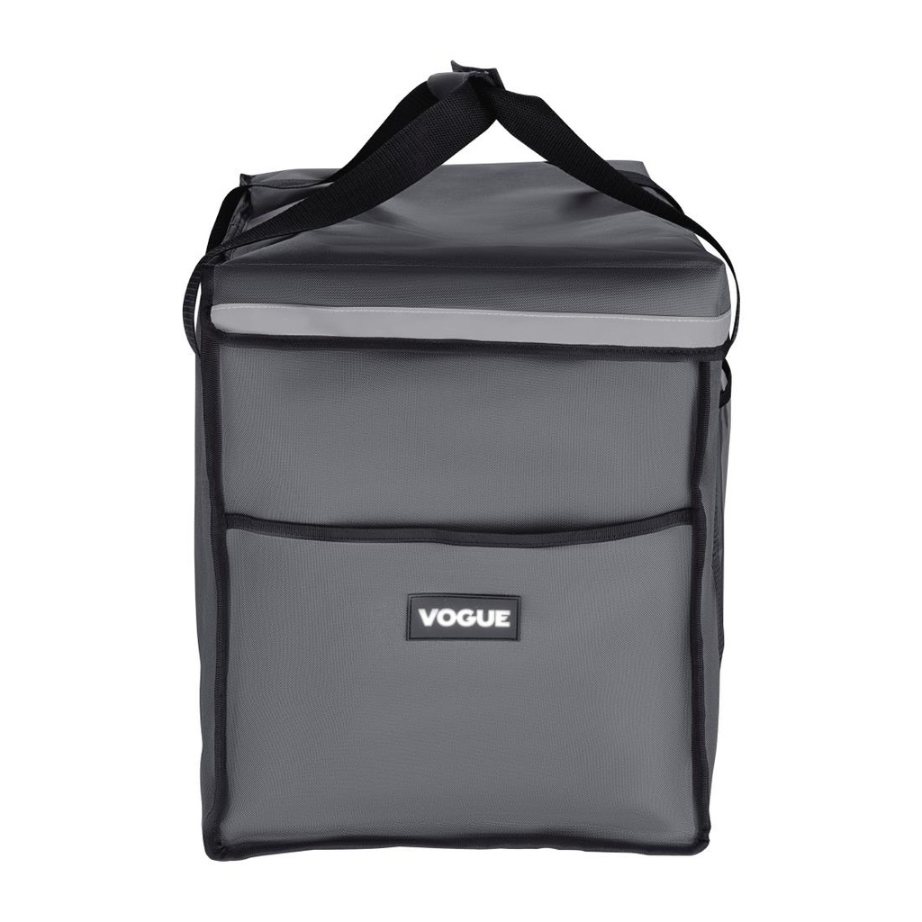 Sac de livraison isotherme pliant Vogue gris 540 x360 x 430 mm