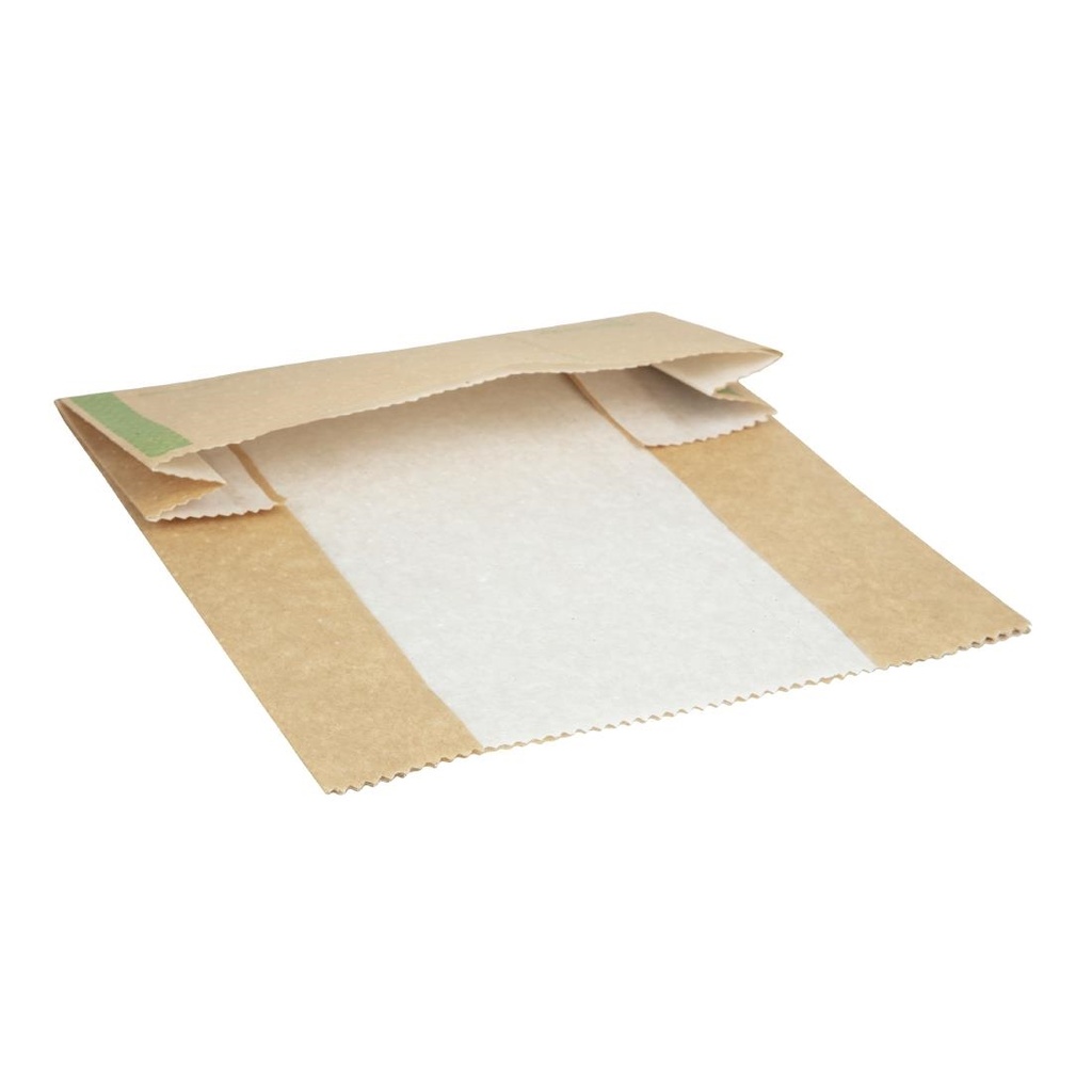 Sachets panini kraft compostables Vegware (lot de 500)