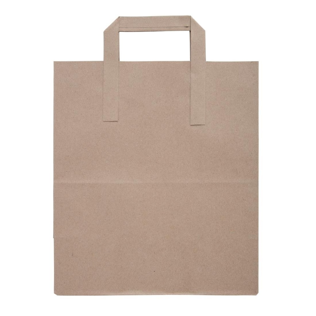 Sacs en papier recyclable marron 305 x 254mm (lot de 250)