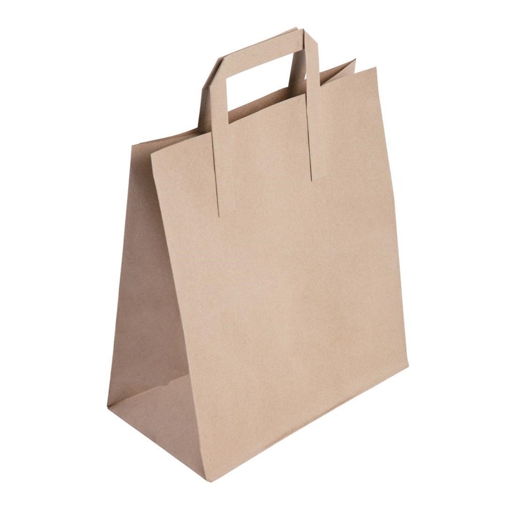 Sacs en papier recyclable marron 305 x 254mm (lot de 250)