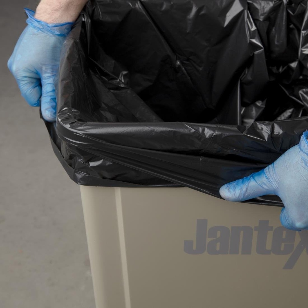 Sacs poubelles très résistants Jantex 70L noirs (Lot de 200)