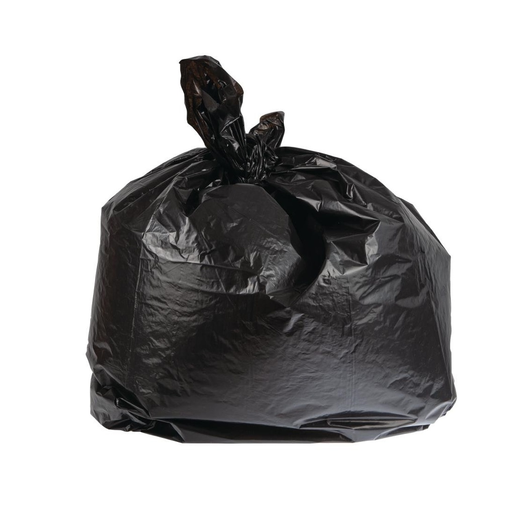 Sacs poubelles très résistants Jantex 70L noirs (Lot de 200)