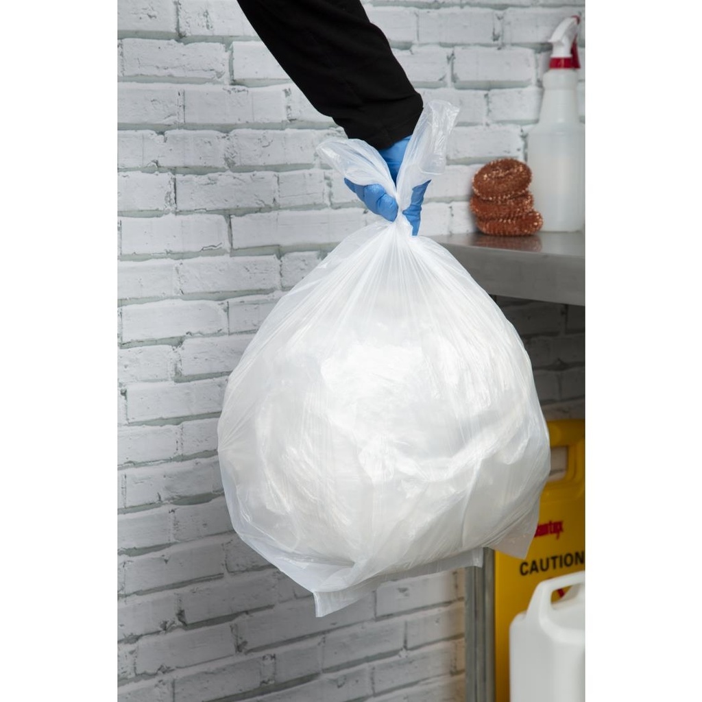 Sacs pour poubelle à couvercle battant Jantex 50L (Lot de 1000)