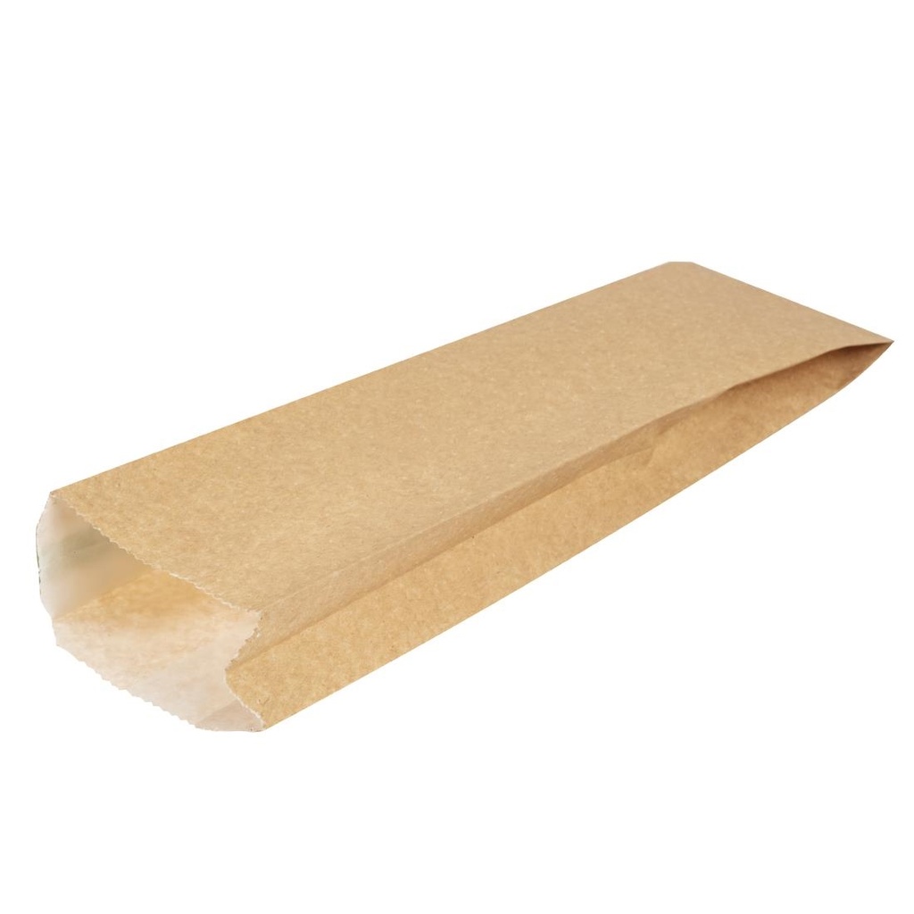 Sacs snack chaud compostables Vegware 356 x 101mm (Lot de 500)