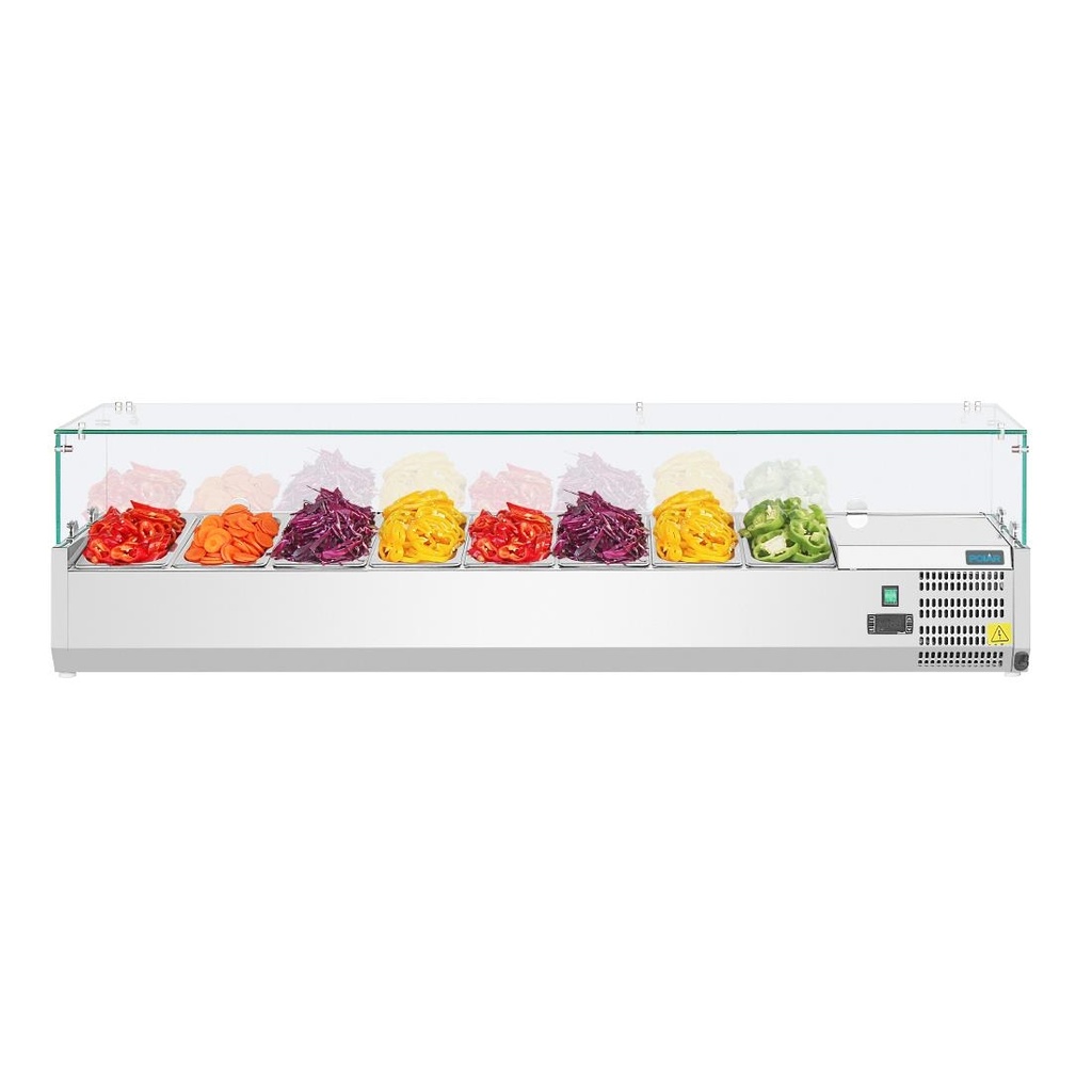 Saladette réfrigérée 8 bacs GN 1/3 Polar Série G